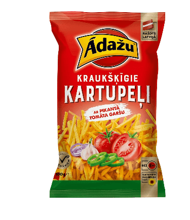 Adazi Potet kjepper spicy 100g