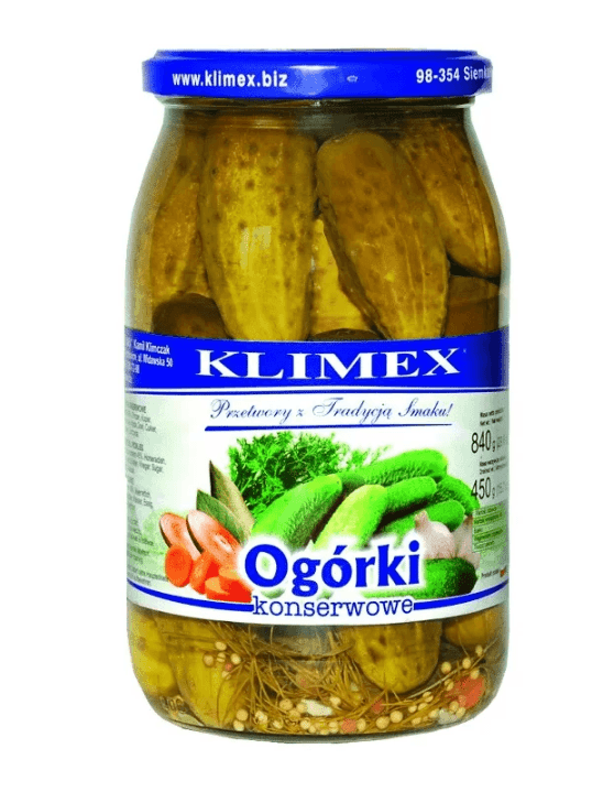 OGÓREK KLIMEX KONSERWOWE 870G