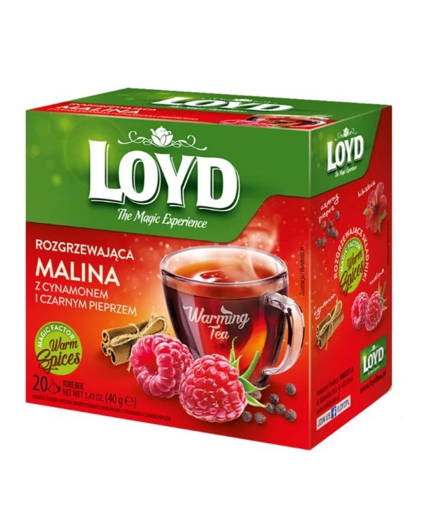 Mokate Tea Loyd Tea Exp Warming Raspberry Cinnamon 20x2g