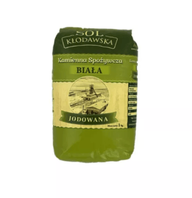 Soli Klodawska Kamienna Spozywcza Jodowana 1kg