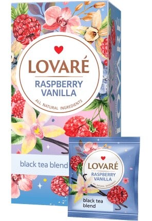 Lovare Te "Rasberry vanilla tea" (2g x 24stk) - Ukraina -