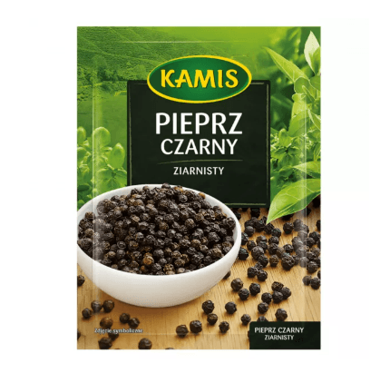 Kamis Pieprz Czarny Ziarnisty 20g