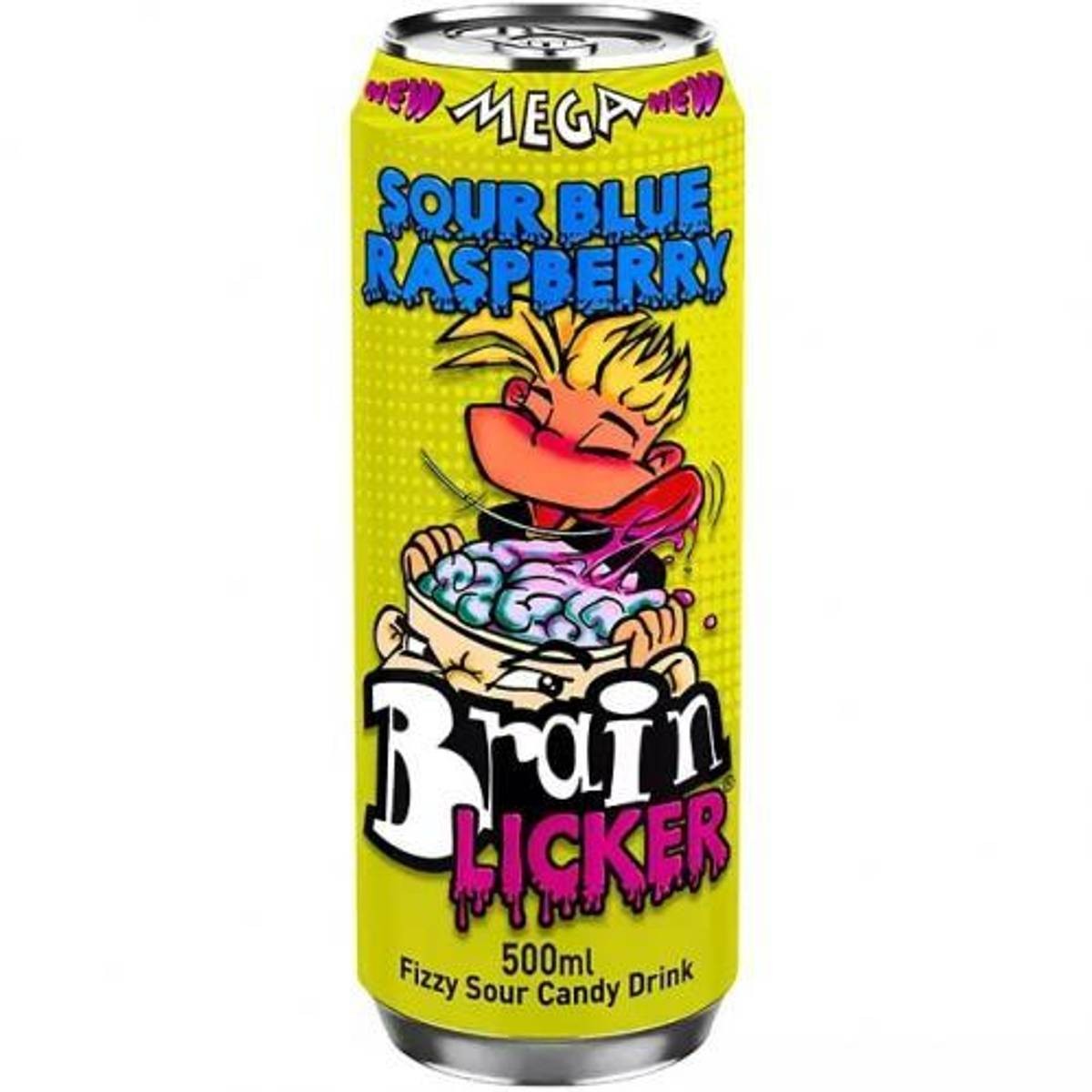 Brain Licker Sour Soda Blue Raspberry 500g