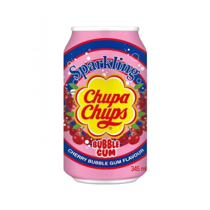 CHUPA CHUPS Sparkling bubble gum cherry 345ml