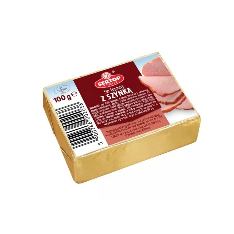 Sertop Processed Cheese With Ham 100 g