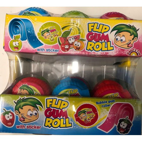 Flip Gum Rolls 30*16g stk