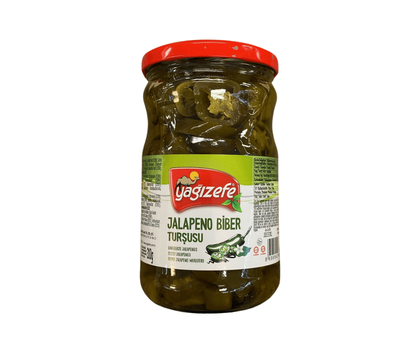 Yagızeffe Jalapeno Peppersylte 650g