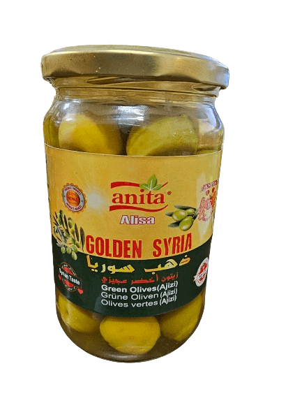  Anita Golden Syria Green Olives Ajizi Big 660g