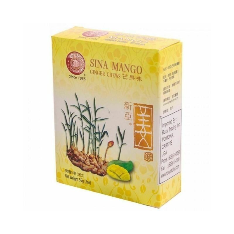 SINA Mango Ginger chews 12x56 g