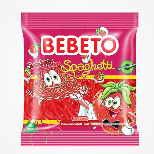 Bebeto Strawberry Spaghetti 80 Gr