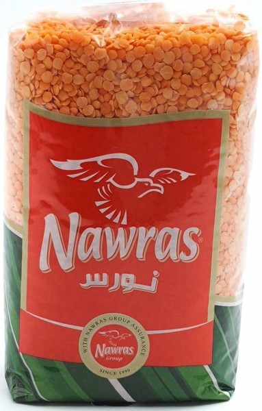 NAWRAS Røde Splittlinser 900 g