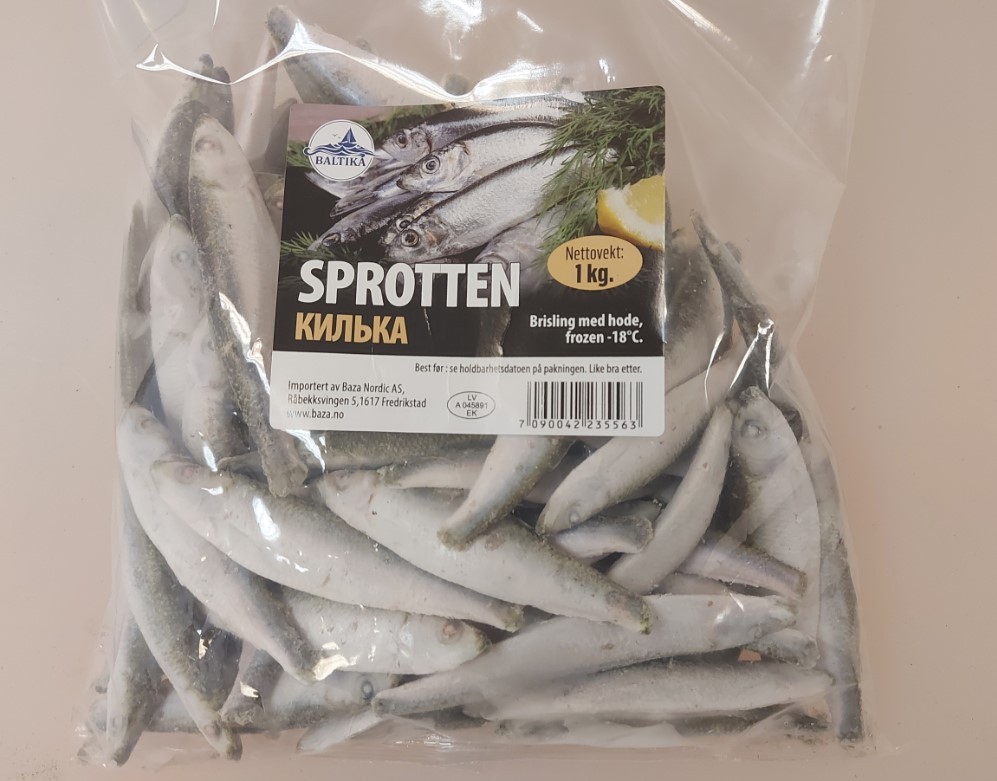 FISK SPROTTEN (KILKA) 1000G