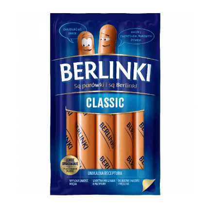 Animex Morliny Berlinki Classic Wieners 250g