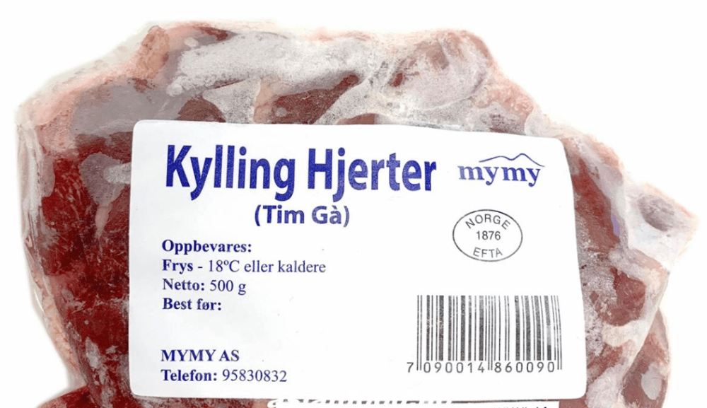 Kyllinghjerte frossen 500g