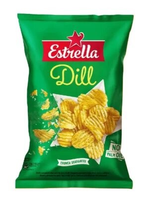 Estrella chips med dill smak 180 gr