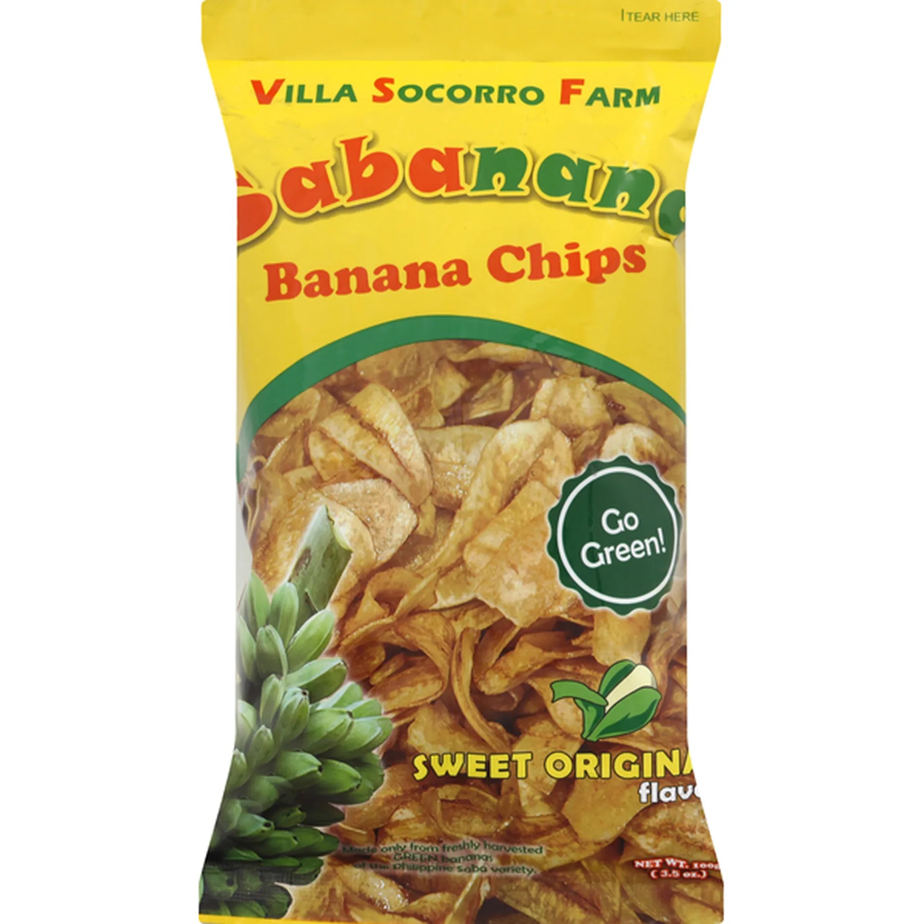 SABANANA Banana chips - sweet original 100 g