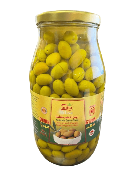 Anita Golden Syria Kalamata Green Olives 2750g