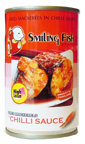 SMILING FISH Fried mackerels chili sauce 155 g