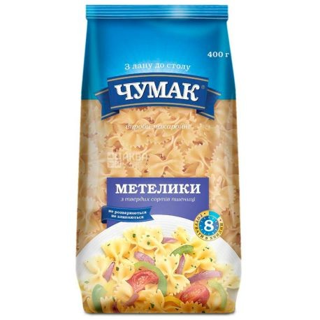 Chumak Pasta "Butterflies" 400 gr - Ukraina -