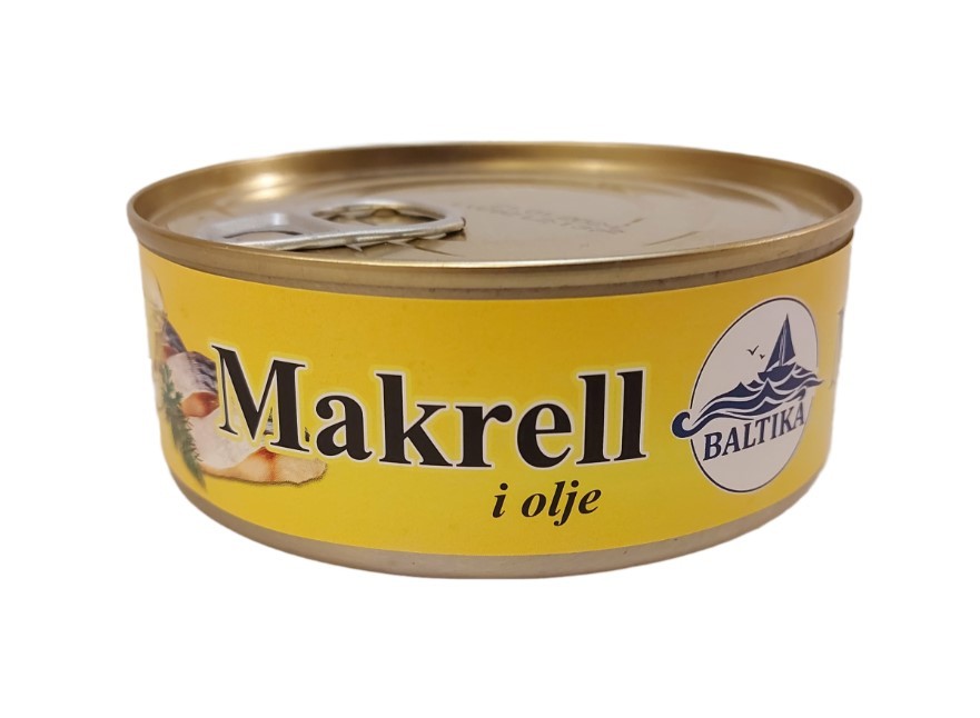 MAKRELL I OLJE BALTIKA 240G