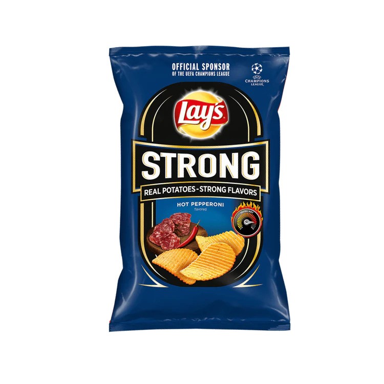 Lays Chipsy Strong Spicy Pepperoni 130G