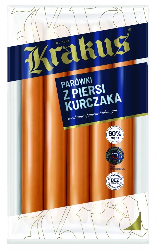 KRAKUS PAROWKI Z PIERSI KURCZAKA 200G 