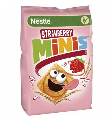 Nestle Platki Strawberry Minis 250g Pacific