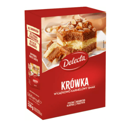 DELECTA CIASTO KROWKA 530G