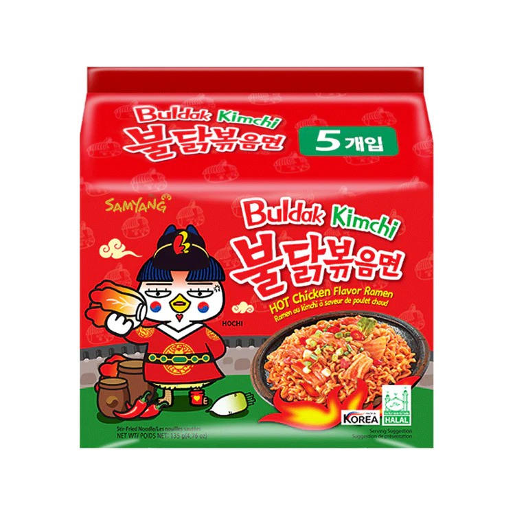 Samyang Hot Chicken Ramen Kimchi (KR) 5x135g