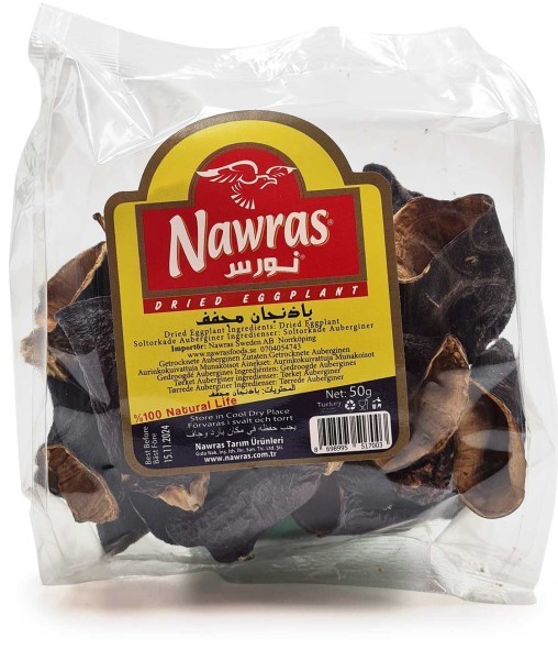 Nawras Tørket Aubergine 50 g