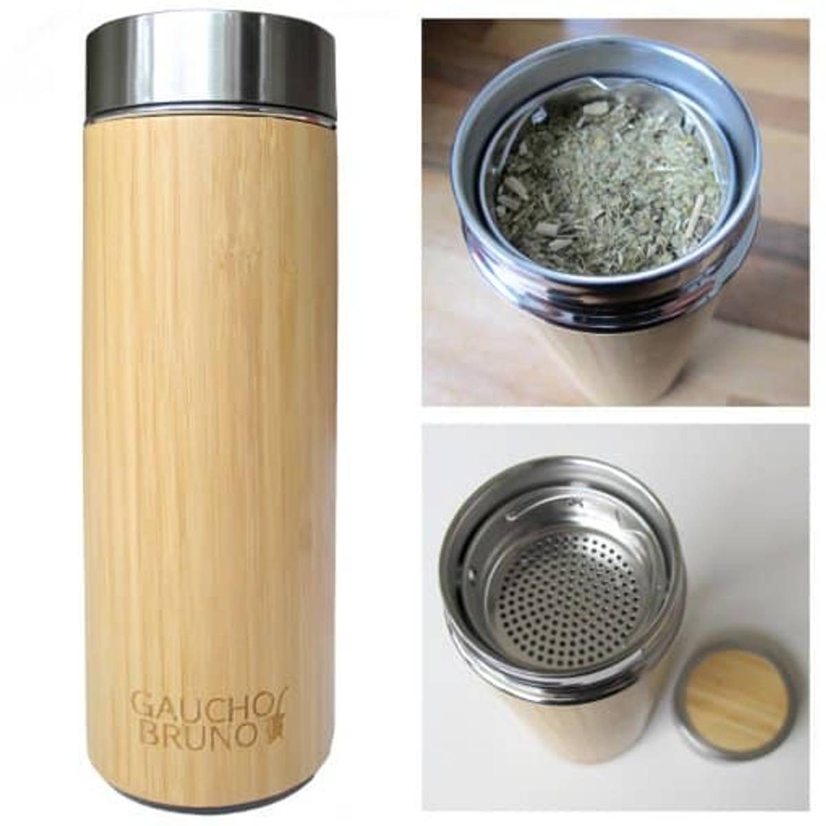 Bambus Tea Infuser flaske 400ml