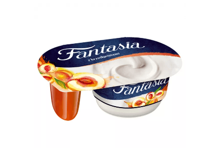 Danone Fantasia Yoghurt With Peaches 118g