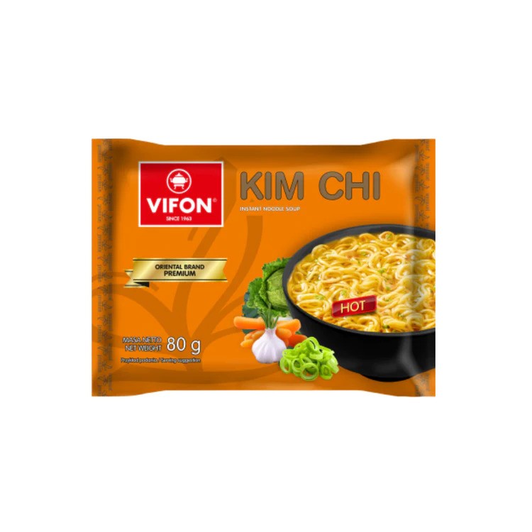 Tan Viet Vifon Kim Chi Instant Noodle Soup 80G