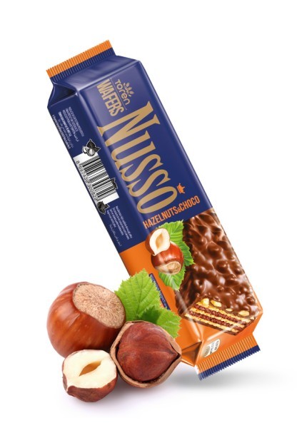 NUSSO WAFERS HAZELNUT 38 g 24 stk