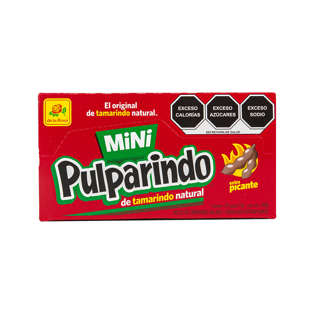 De La Rosa Classic Pulparindo Extra Picante 1stk (1x20)