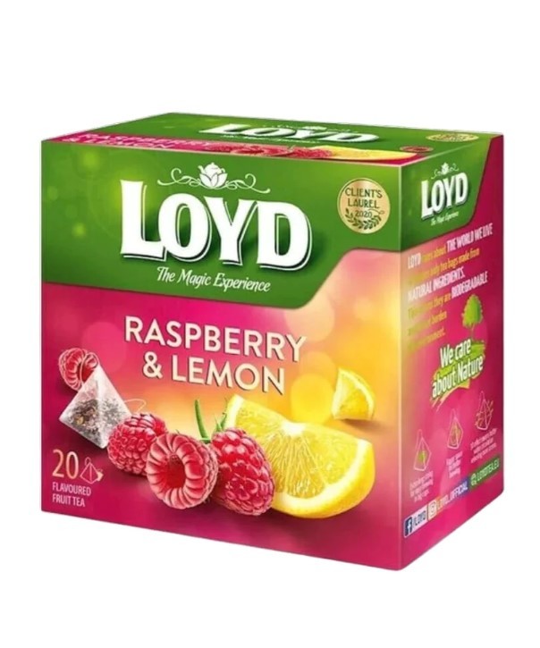 Mokate Tea Loyd Tea Exp Raspberry Lemon 20x2g