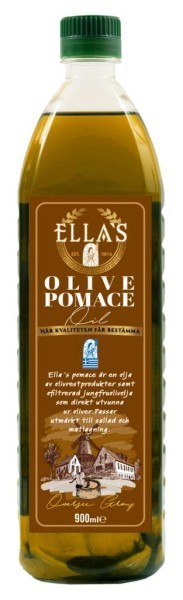 ELLAS Pomace Ufiltrert Olivenolje 900 ML