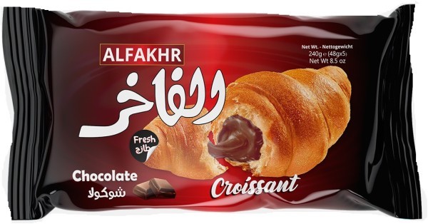 alFakhr Croissant sjokolade 48 g x 5 Stk