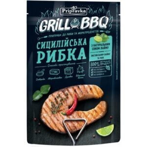 Pripravka Krydder "Siciliansk fisk" med naturlig limejuice 30 gr - Ukraina -