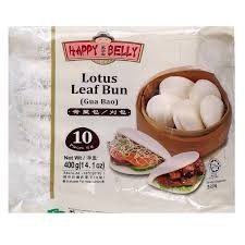 HAPPY BELLY Lotus leaf bun Gua bao 10 * 40g