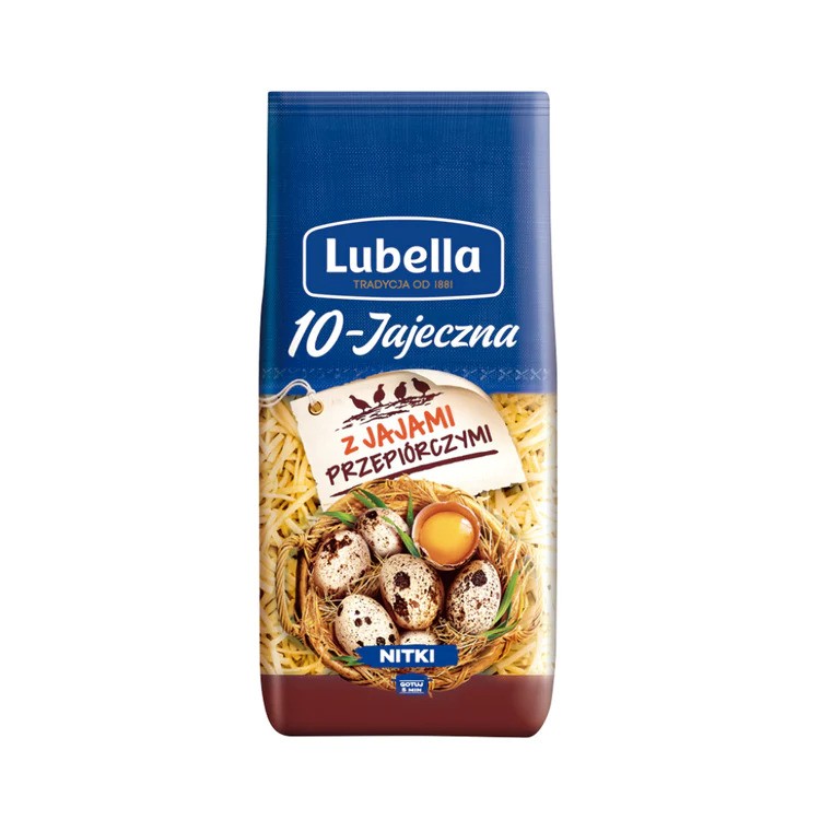 Lubella Pasta With 10 Quail Eggs Little Noodles 250g