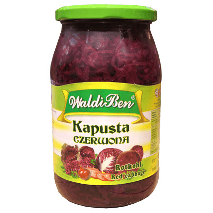 Waldiben Kapusta Czerwona - Rødkål 8*880g stk