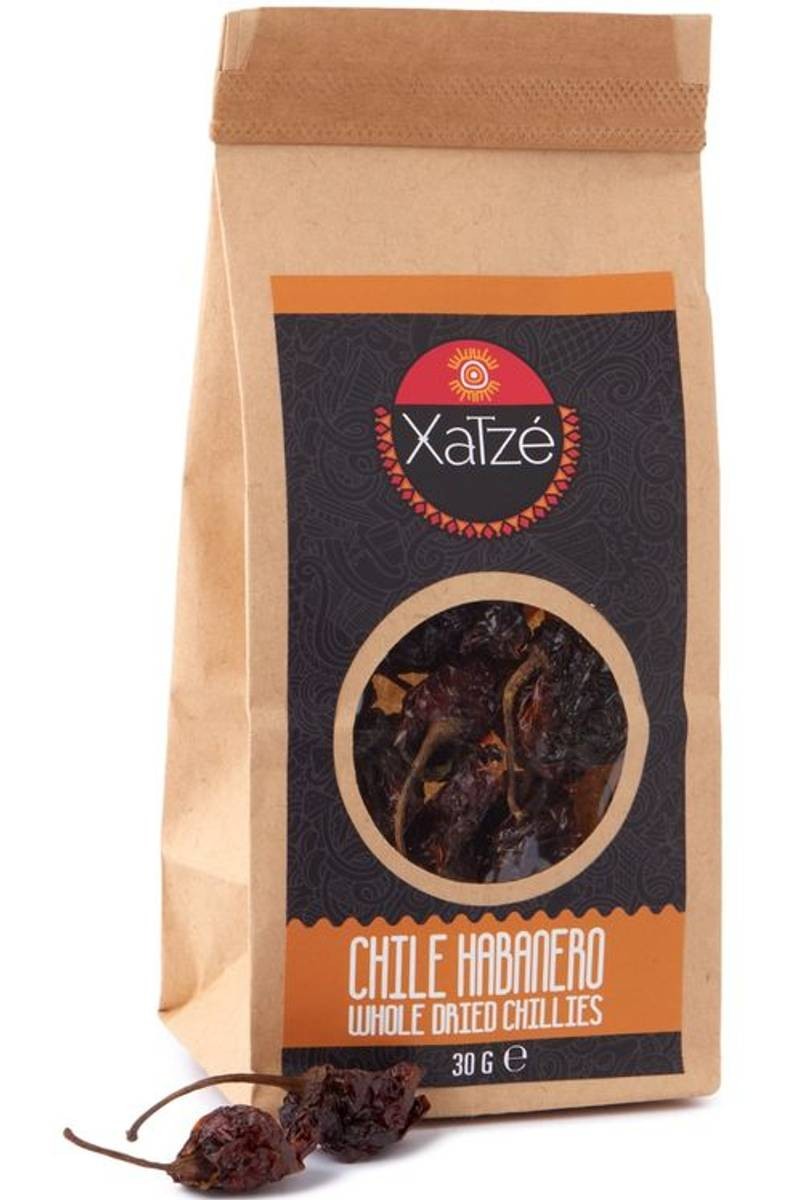 XATZE tørket Habanero Chilli 30g