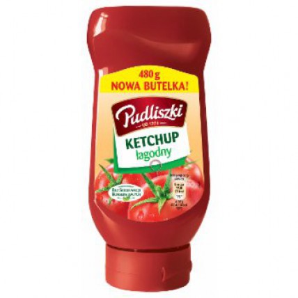 Pudliszki Ketchup Lagodny - Mild 8*480g stk