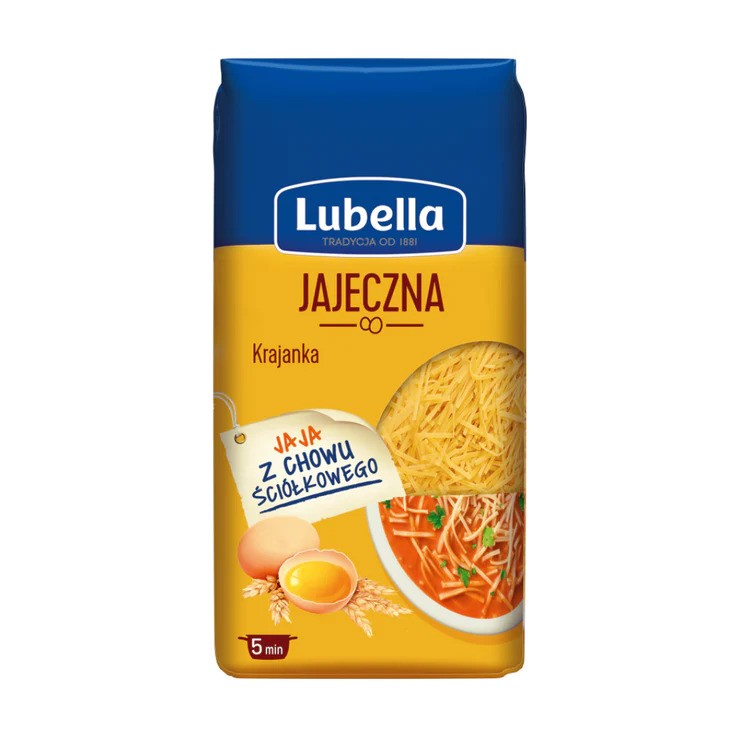 Lubella Noodles 2-Egg (Krajanka) 250g