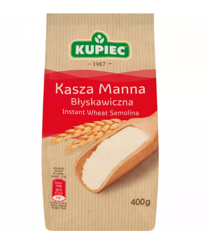 Kupiec Kasza Manna Blyskawiczna 400g