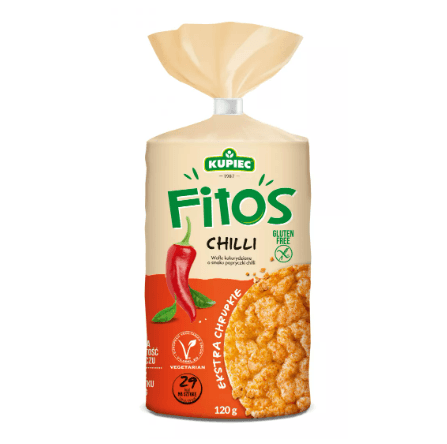 WAFLE KUKURYDZIANE FITOS 120G CHILLI KUPIEC