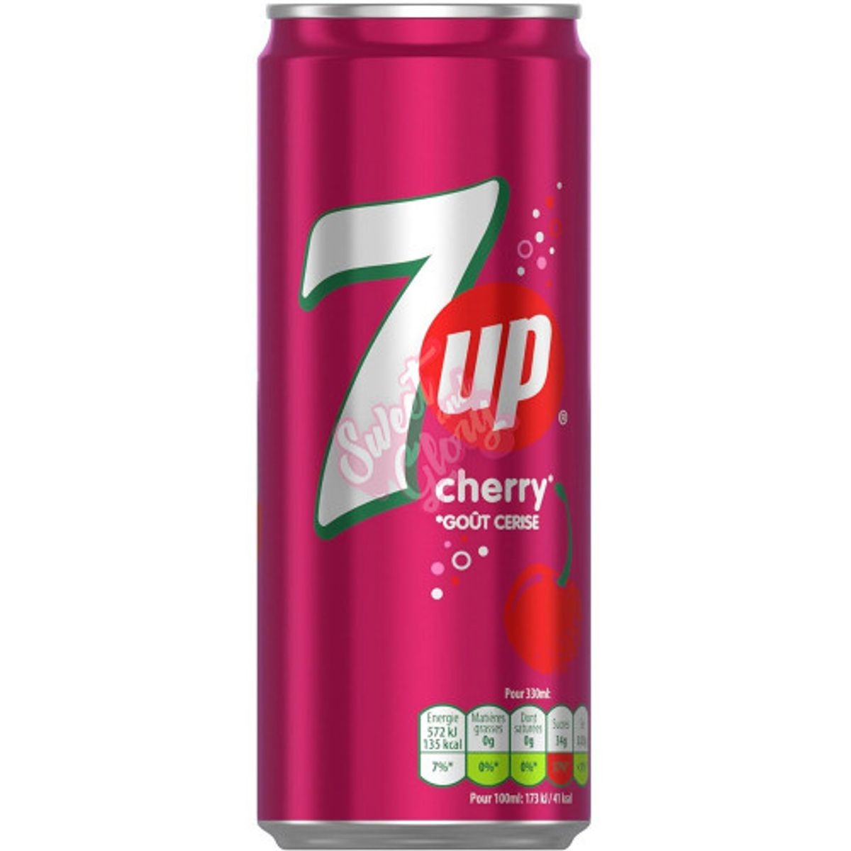 7up Cherry Slim Can 330ml