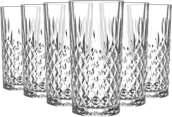 LAV kristal Brus Glass 6 Stk