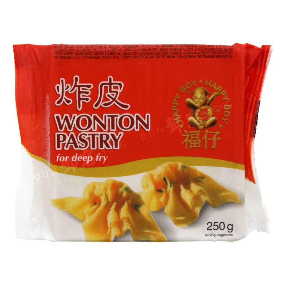 HAPPY BOY Wonton pastry deep fry 250 g